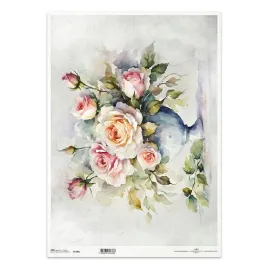 papier-ryzowy-do-decoupage-a3-itd-1300l-roze-w-wazonie