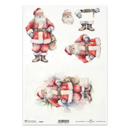 papier-ryzowy-do-decoupage-a4-itd-r2484-swiety-mikolaj-efekt-3d