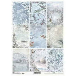 papier-ryzowy-do-decoupage-a4-itd-r2050-widoczki-ptaki-rosliny
