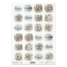 papier-ryzowy-do-decoupage-a4-r2450-zimowe-widoczki-karuzele-koniki