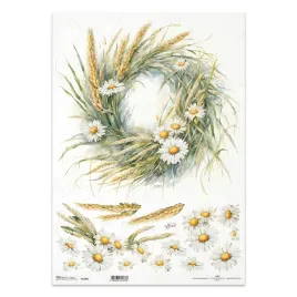 papier-ryzowy-do-decoupage-a3-itd-1260l-stokrotki-wianek