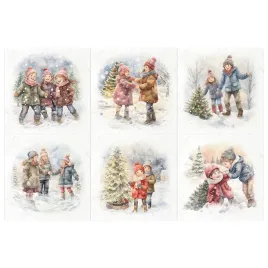 zestaw-papierow-ryzowych-itd-rsm130-dzieci-choinka-snieg