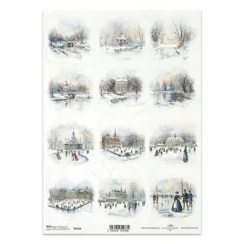 papier-ryzowy-do-decoupage-a4-itd-r2426-lodowisko-zimowy-krajobraz