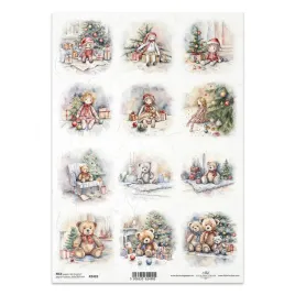 papier-ryzowy-do-decoupage-a4-itd-r2428-lalki-i-misie-pod-choinka