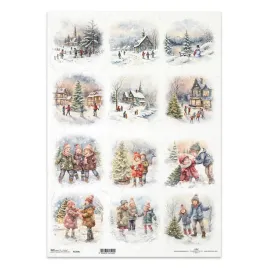 papier-ryzowy-do-decoupage-a3-itd-1269l-zimowe-miasteczko