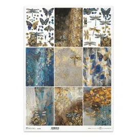 papier-ryzowy-do-decoupage-a3-r1253l-motyle-wazki-mozaika
