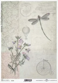 papier-ryzowy-do-decoupage-a4-itd-r1266-bicykl-wazka-balon