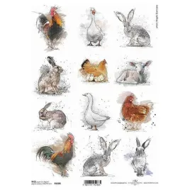 papier-ryzowy-do-decoupage-a4-r1686-kogut-kura-krolik-zajac-wielkanoc