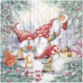 serwetka-do-decoupage-33x33cm-gnomes-snowy-forest-skrzaty-krasnale-1szt