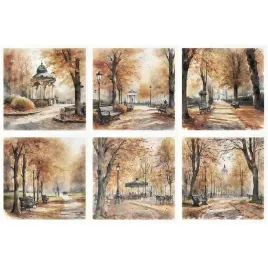 zestaw-papierow-ryzowych-itd-rsm101-jesienne-widoczki-jesien-park