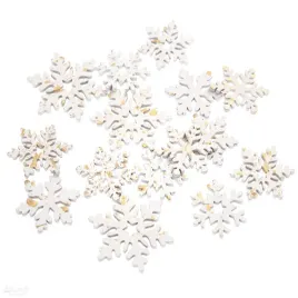 ksztalty-z-drewna-ozdoby-drewniane-dpcraft-sniezynki-15szt-biale-zlocone