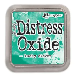 tusz-distress-oxide-tim-holtz-lucky-clover
