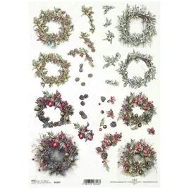 papier-ryzowy-do-decoupage-a4-itd-r2297-zimowe-wience-wianki-3d