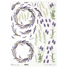 papier-ryzowy-do-decoupage-a3-itd-1074l-lawenda