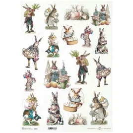papier-ryzowy-do-decoupage-a3-itd-1009l-zajaczki-wielkanoc