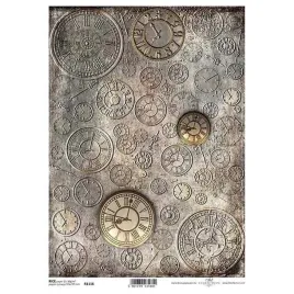 papier-ryzowy-do-decoupage-r1116-a4-zegary-zegar-tarcza-zegarowa-wskazowki