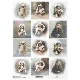 papier-ryzowy-decoupage-a4-vintage-dziewczynki