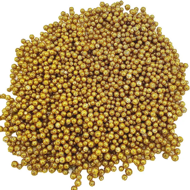 KULKI KULECZKI styropianowe brokatowe 2-3mm 10g