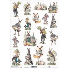 papier-ryzowy-do-decoupage-a4-zajace-wielkanocne