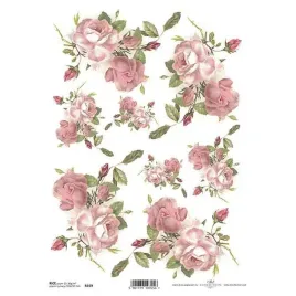 papier-ryzowy-decoupage-a4-itd-r0359-kwiaty-roze