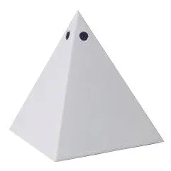 pudelko-na-upominki-piramidka-biale-5x5x6