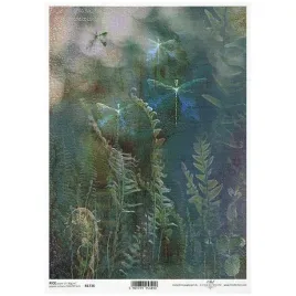 papier-ryzowy-do-decoupage-paprocie-tlo-wazki