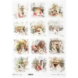 papier-ryzowy-do-decoupage-a3-boze-narodzenie-mysz
