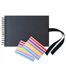 album-do-zdobienia-scrapbooking-baza-albumowa-na-zdjecia-a4-czarna-40-kart
