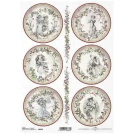 papier-ryzowy-do-decoupage-ramki-kobiety-vintage