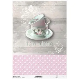 papier-ryzowy-do-decoupage-itd-r838-a4-tea-time