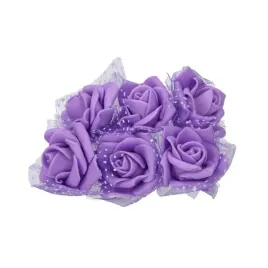 kwiaty-roze-piankowe-fioletowe-z-tiulem-6szt
