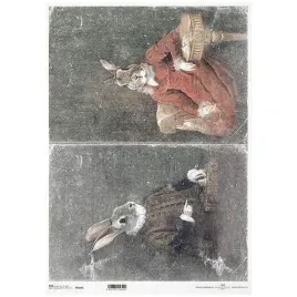 papier-ryzowy-do-decoupage-a3-zajac-zajace