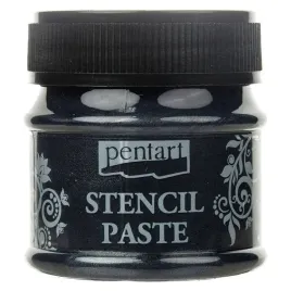 pasta-do-szablonow-50ml-metaliczna-czarna-pentart