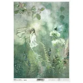 papier-ryzowy-do-decoupage-paprocie-kwiaty-a4