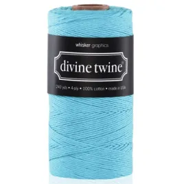 sznurek-bawelniany-divine-twin-solid-blue-5m-niebieski