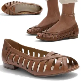 baleriny-damskie-skorzane-40-wygodne-azurowe-eleganckie-maciejka-brazowe