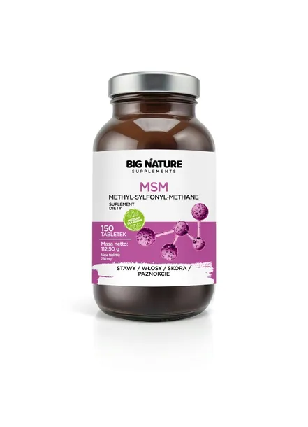 big-nature-msm-suplement-diety-150-tabletek-stan-nowy