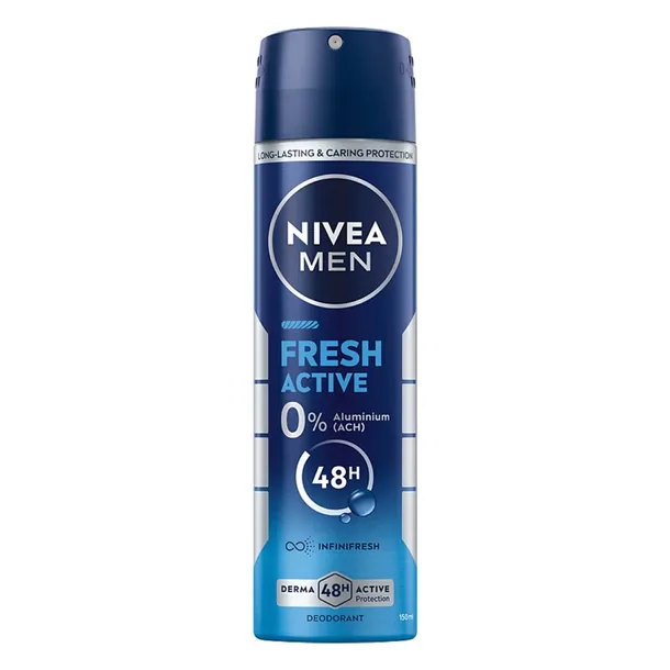 Dezodorant Męski NIVEA Men Fresh Active SPRAY Odświeżający 150ml