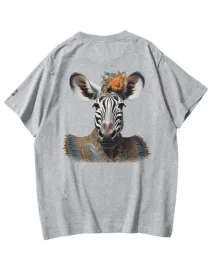 damska-koszulka-oversize-dama-zebra-animal-society-humor-szara-3xl