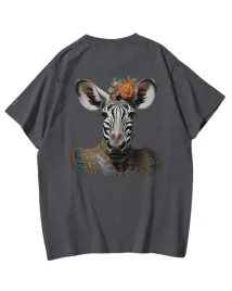 damska-koszulka-oversize-dama-zebra-animal-society-humor-grafitowa-xl