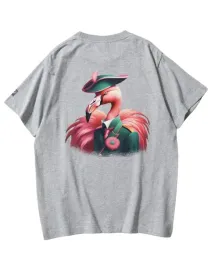 damska-koszulka-arystokrata-flaming-animal-society-elegancka-szara-4xl