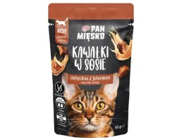 pan-miesko-karma-mokra-dla-kota-kawalki-w-sosie-cielecina-z-jeleniem-85-g