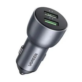 ugreen-szybka-ladowarka-samochodowa-2x-usb-36w-qc-scp-fcp-afc-szary