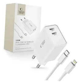 ladowarka-tech-protect-c35w-sieciowa-2x-usb-c-pd-35w-z-kablem-lightning