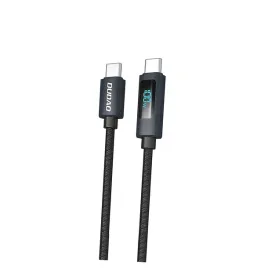 kabel-dudao-l7c-usb-c-usb-c-100w-z-wyswietlaczem-led-1m-czarny