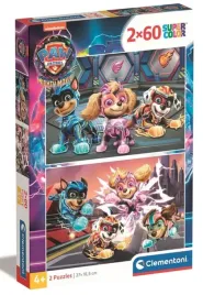 puzzle-2x60-super-kolor-psi-patrol-clementoni