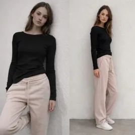 bluzka-damska-bawelniana-dopasowana-w-prazek-longsleeve-basic-czarna-l