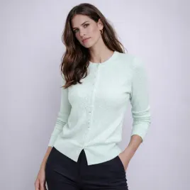 sweter-kardigan-damski-z-wiskoza-na-guziki-cienki-wzorzysty-mietowy-l