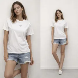 t-shirt-koszulka-bluzka-damska-bawelna-gladka-minimalistyczny-haft-ecru-xl