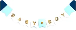 baner-girlanda-niebieska-zlota-baby-shower-dekor